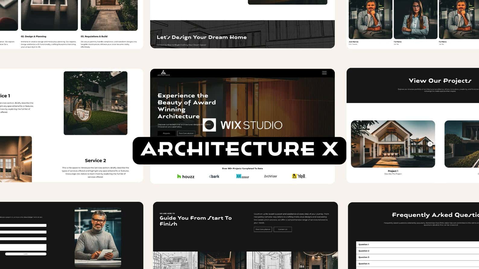 Architecture X - Website Template For Architects & Interior Designers