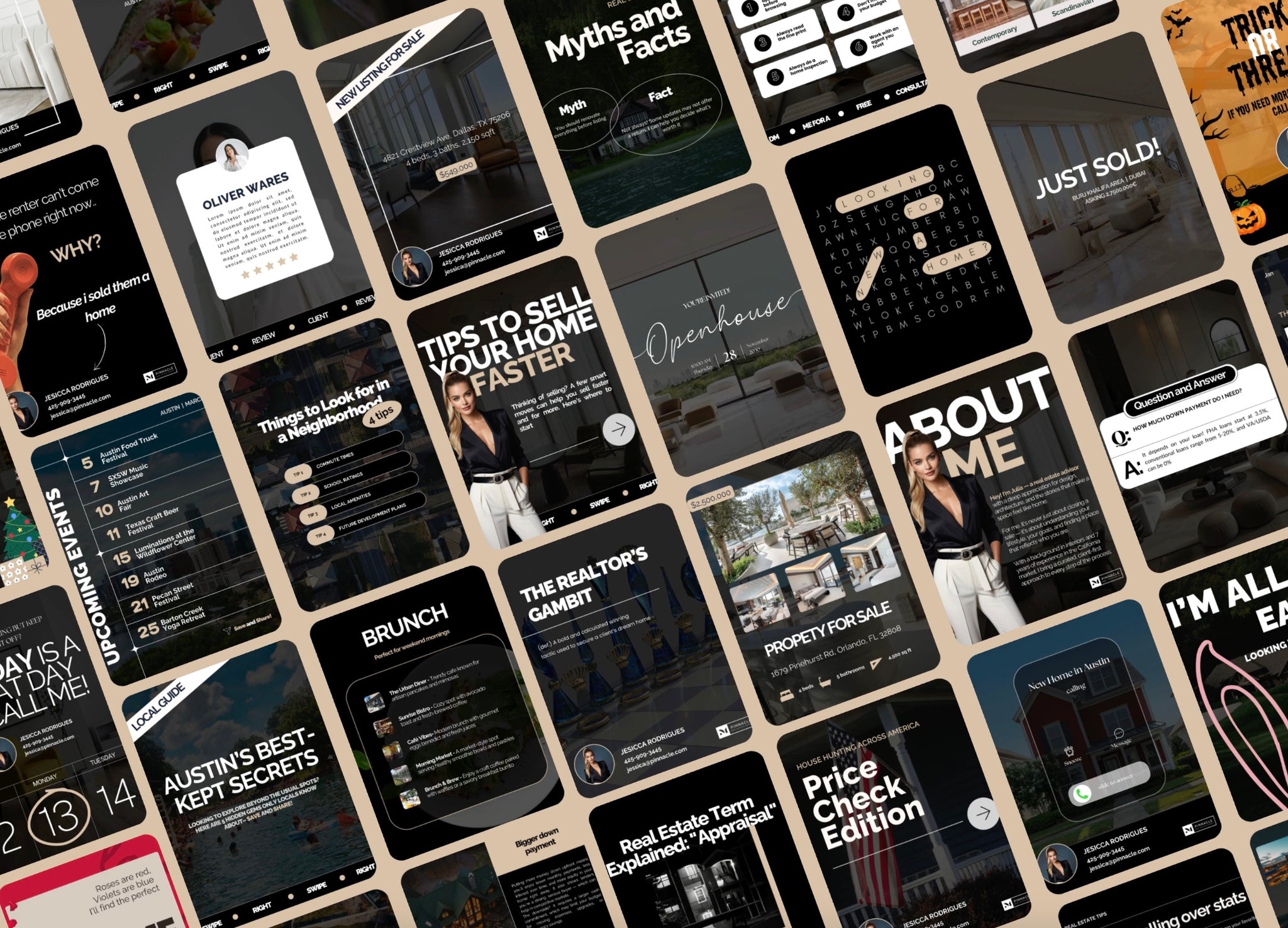 real estate social media templates